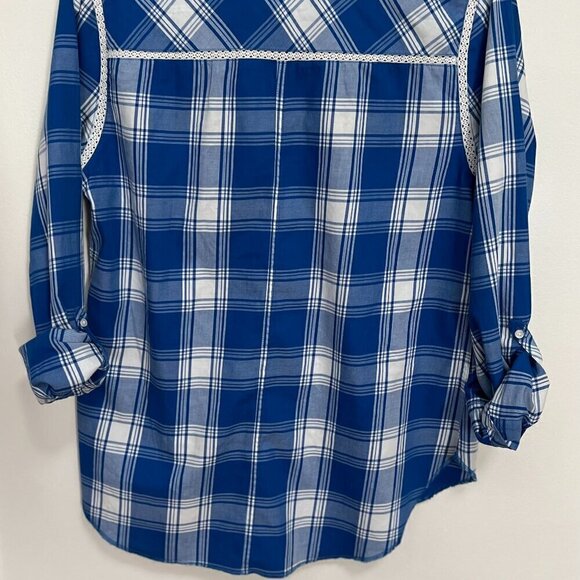 Abercrombie & Fitch Plaid Long Sleeve Shirt Size M NWT - Picture 6 of 9